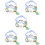 10 Collare Decorativo Per Con Campanellino 10