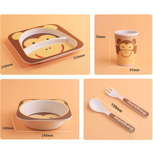 Set 5 Pezzi Scimmia Per Bambini Creativa 1