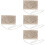 4Pz Pochette Beige in Per E Banchetto 7