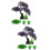 2 Conjuntos De Kit Com Plantas Aquáticas E Árvore Para 8