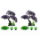2 Conjuntos De Kit Com Plantas Aquáticas E Árvore Para 3