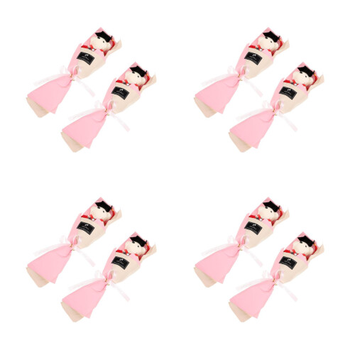 8 Pezzi Bouquet Laurea Con Peluche E 2