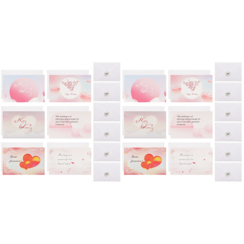 24 Conjuntos De Convites Com Envelopes Para 1