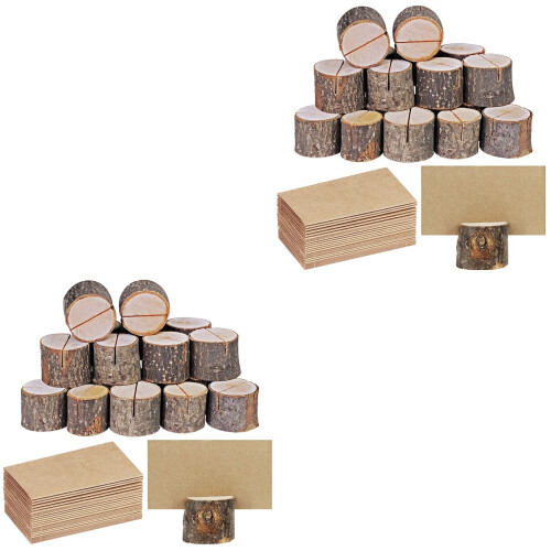 2 Sets Tischschilder Schreibtisch Bildhalter 2