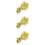 3Pcs Decorativa De Com Flor Para Roupas E Chapéus 8