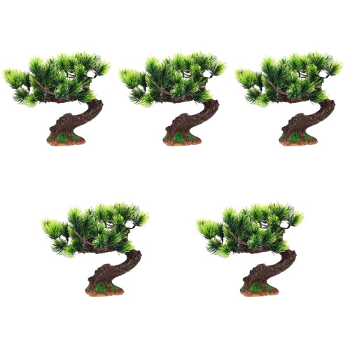 5 Unidades Árvore Artificial Decoração Resina 2