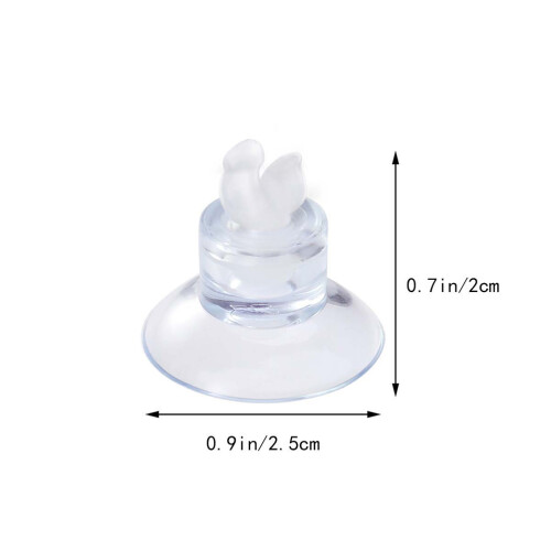 25St Visseraanslang Houder Zuignap Clips Aquarium Rubber 1