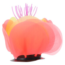 3 Unidades De Enfeite De Silicone Coral Simulação Planta Aquática