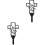 2 Pcs Dad Design Cemetery Stake Para Exterior Decoração 3