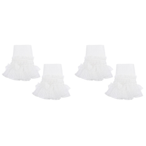 2 Pares De Falsas Com Babados Para Roupas 1