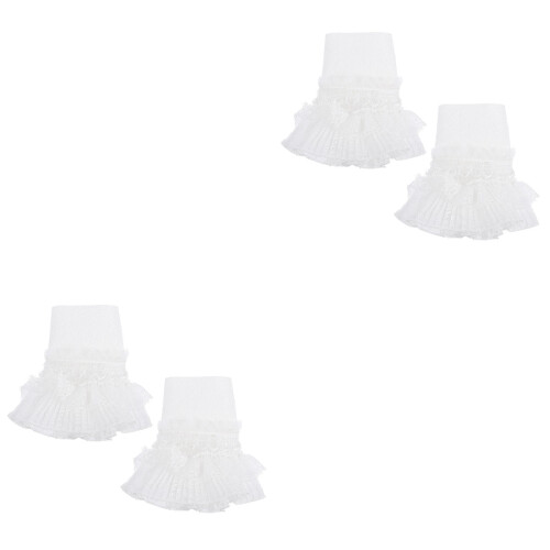 2 Pares De Falsas Com Babados Para Roupas 2