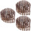3Pcs Miniatura De De Para Casa De Bonecas 6
