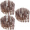 3Pcs Miniatura De De Para Casa De Bonecas 7