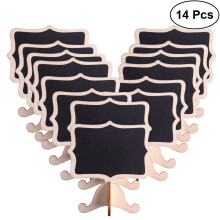 42 Pcs De Giz Miniaturas Com Suporte Para Placas De Mensagem