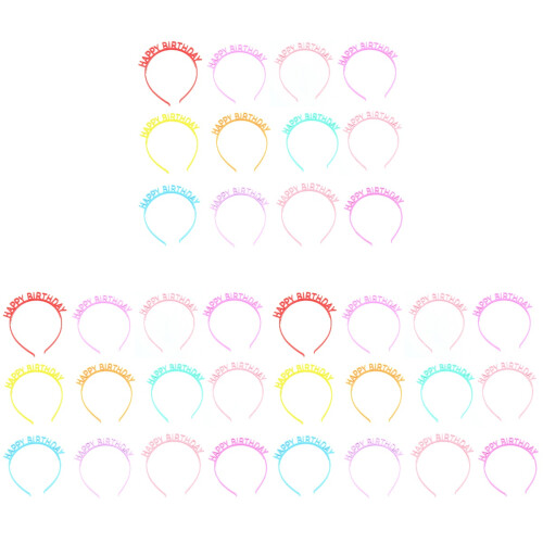 36 Pcs Crianças Adereço Para Cabelo Coroa Aniversário Presente 2