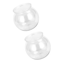 2 Unidades De Plástico Transparente Para Douradinhos