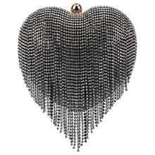 Elegant Heart Shaped Clutch Bag Para De Gala