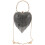 Elegant Heart Shaped Clutch Bag Para De Gala 6