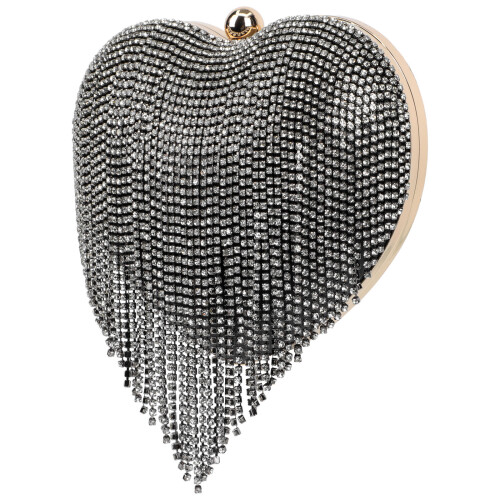 Elegant Heart Shaped Clutch Bag Para De Gala 2