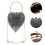 Elegant Heart Shaped Clutch Bag Para De Gala 4