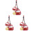 3Pcs Pingente De Sorte Japonês Para Bolsa Mochila 4