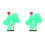 2 Unidades Decoração Falso 8