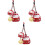 3Pcs Pingente De Sorte Japonês Para Bolsa Mochila 5