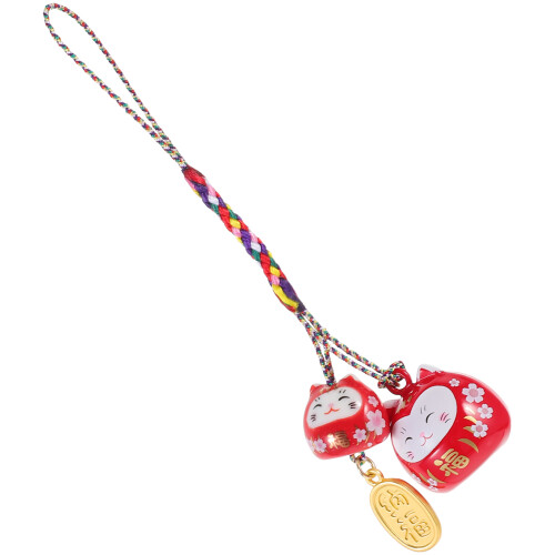 3Pcs Pingente De Sorte Japonês Para Bolsa Mochila 2