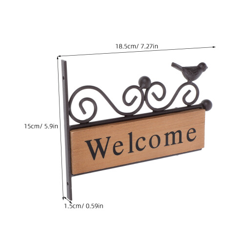 2Pcs Enfeite De Parede Boas- Com Madeira E 1