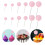 120 Pcs Mini Bolas De Espuma Para Cupcake Topper Decoração De Bolo 9