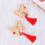 2Pares Clipe De Chinês Multicolorido Com Tassel Para Diário 11