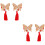 2Pares Clipe De Chinês Multicolorido Com Tassel Para Diário 6