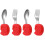 2 Talheres Infantil Desenhos Silicone 2