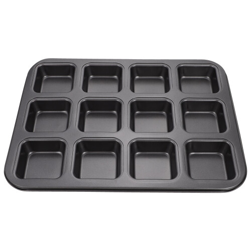 2Pcs Antiaderente Para Brownie E Cupcake, Vários Compartimentos