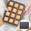 2Pcs Antiaderente Para Brownie E Cupcake, Vários Compartimentos 10