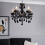 Marie Therese Chandelier With LED Bulbs - Black 2