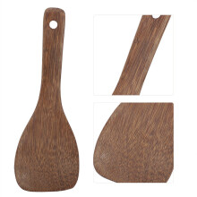 Holzlöffel für die Küche, halbkreisförmiger Pfannenwender, langlebiges 30 cm Küchenutensil