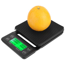 Portable Digital Pour Over Coffee Scale 5KG/0.1g with Timer Black