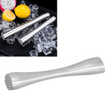 Cocktail-Muddler aus Edelstahl, Bar-Werkzeug, 20x3cm, Silber