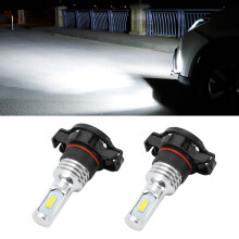 2PC 80W 6000K Weiße LED-Lampen für H16/5202 Scheinwerfer & Nebelscheinwerfer