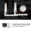 2x Stainless Steel Microwave Wall Mount Brackets, Foldable, 77lbs Capacity 9