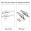 2x Stainless Steel Microwave Wall Mount Brackets, Foldable, 77lbs Capacity 5