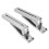 2x Stainless Steel Microwave Wall Mount Brackets, Foldable, 77lbs Capacity 14