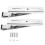 2x Stainless Steel Microwave Wall Mount Brackets, Foldable, 77lbs Capacity 2