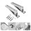 2x Stainless Steel Microwave Wall Mount Brackets, Foldable, 77lbs Capacity 10