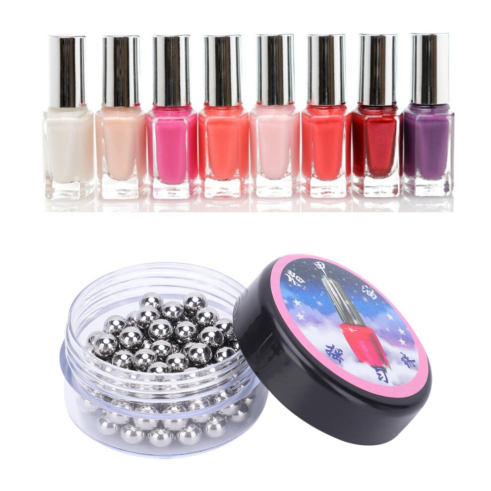 304 Stainless Steel Balls, 7/32â Nail Polish Shaker Beads, 100/Bottle