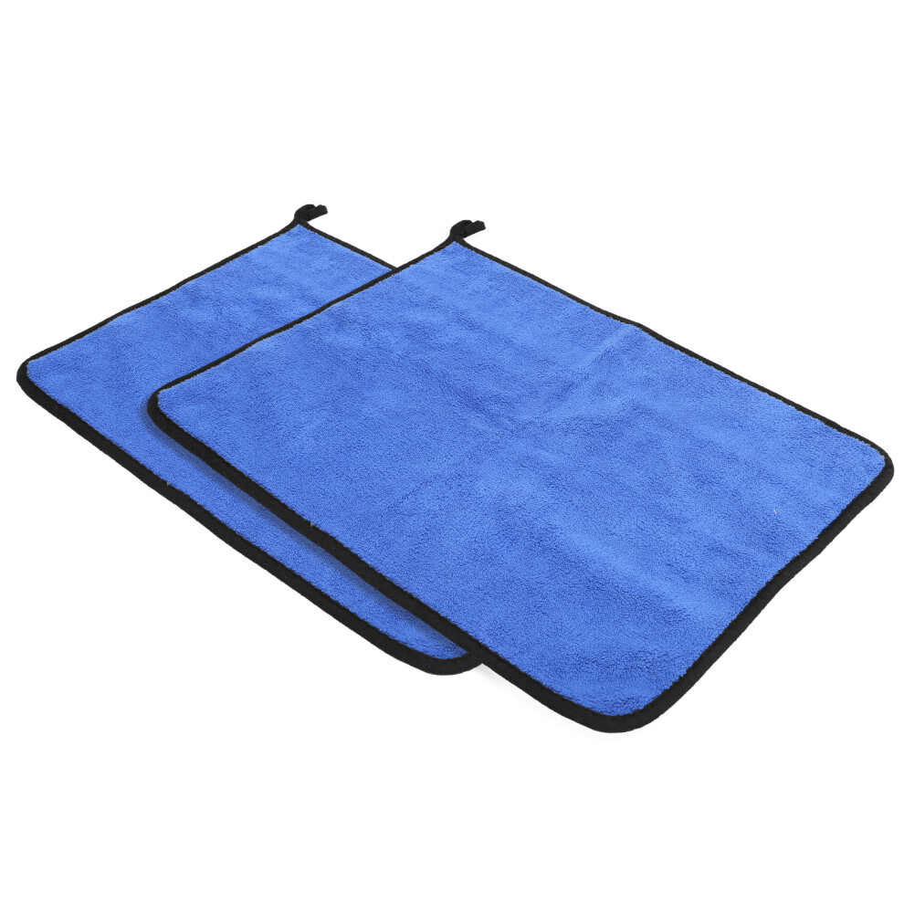 Water Absorption Cotton Fishing Towel Blue Gray 40x60cm Thick Double Sided-image-OPC-PMVMWK9-NEW