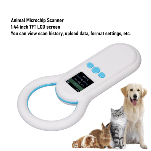 Animal Microchip Scanner S20 - 134.2kHz, 1.44 Inch TFT, USB & Bluetooth 2