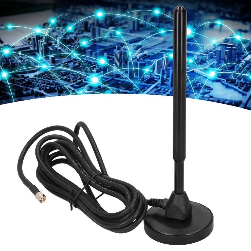 High Gain 35Db Omnidirectional 3G 4G Aluminum Antenna, Black, 700-2700Mhz 4101359796852