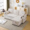 3-in-1 Convertible Sofa Bed with Internal Storage Chaise 15